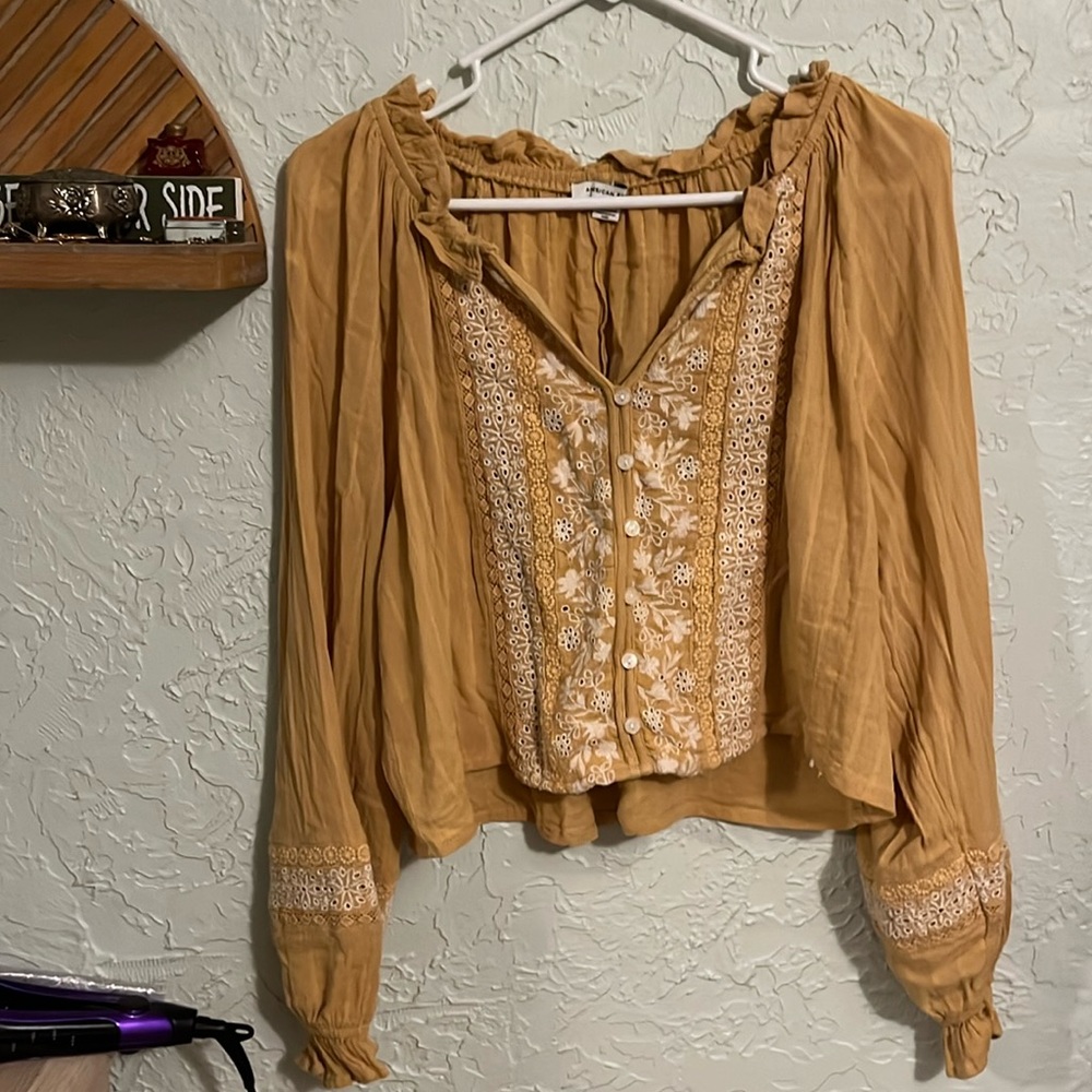 Boho American eagle shirt